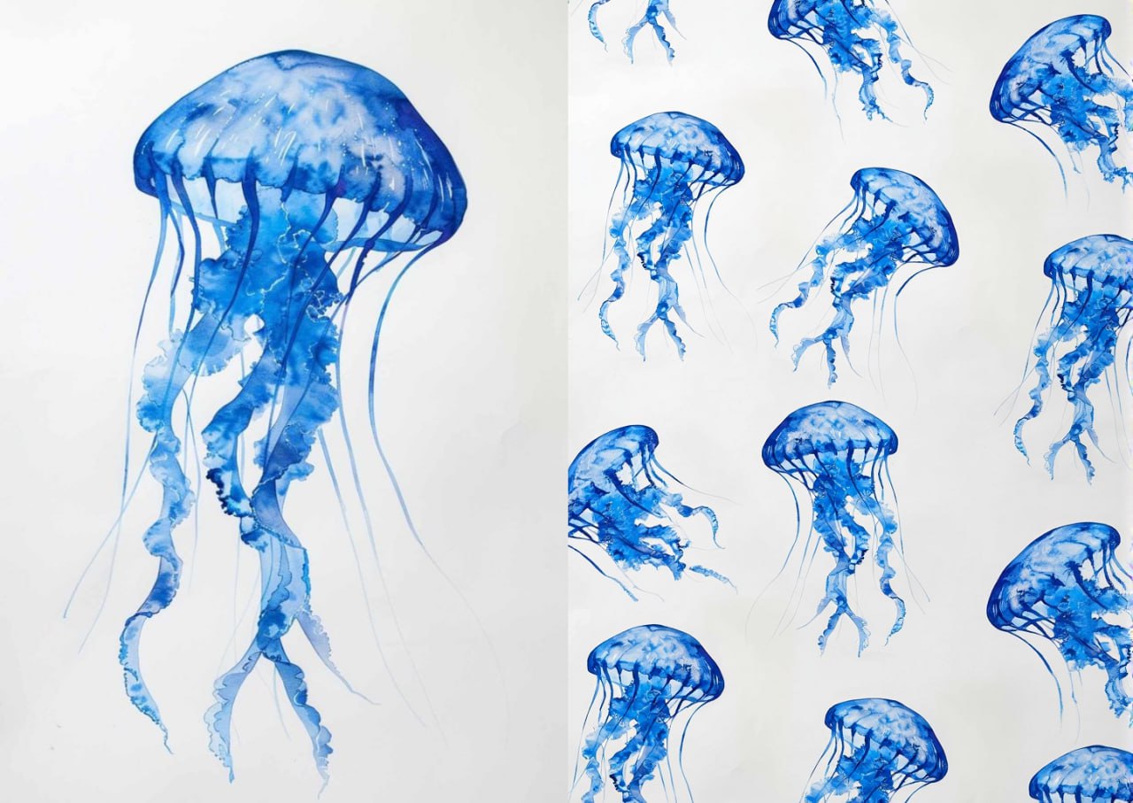 Pattern design - jellyfish